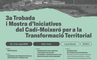 El CAUC participa a la 3a trobada i mostra d’iniciatives del Cadí-Moixeró per a la transformació territorial a Alàs
