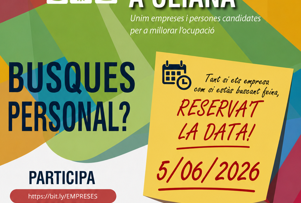 Jornada d’ocupació a Oliana el 5 de juny de 2026