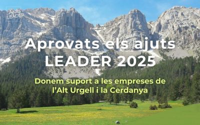 Aprovats els ajuts Leader 2025 a l’Alt Urgell i la Cerdanya per donar suport a les empreses del territori.
